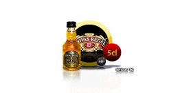Botella miniatura de Whisky Chivas Regal 12 años 5CL 40 °