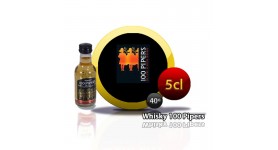Miniature Bottle of Scotch Whiskey 100 Pipers 5CL 40 °