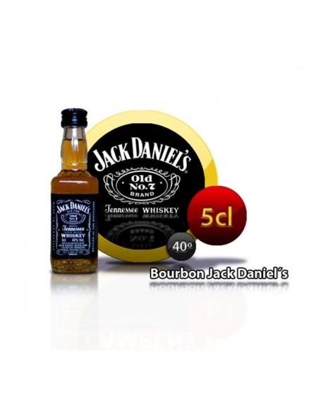 Miniaturflasche Bourbon Jack Daniel's 5CL 40 °