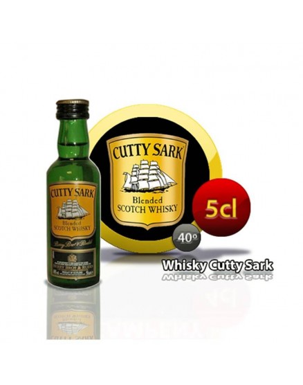 Cutty Sark whiskey miniature bottle 5CL 40 °