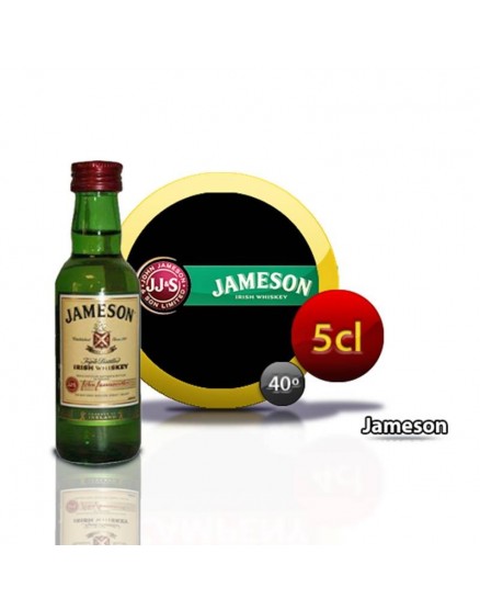 Bouteille miniature whisky jameson 5CL 40 °