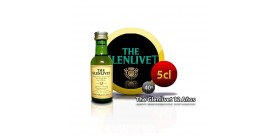 Botella de whisky en miniatura The Glenlivet Tiene 12 años 5CL 40 °