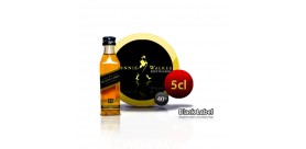 Botella miniatura de whisky Black label Johnnie walker 5 CL 40°
