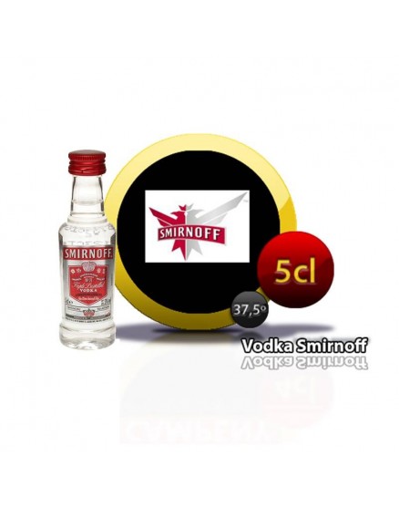 Vodka miniature Smirnoff 5cl.