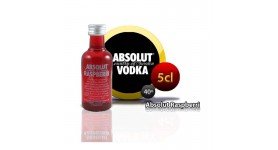 Miniatur von Absolut Raspberri in 5cl Flasche.