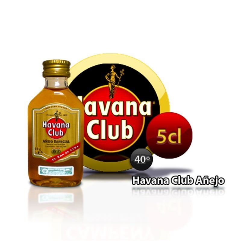 Havana Club rum aged small bottle 5 years