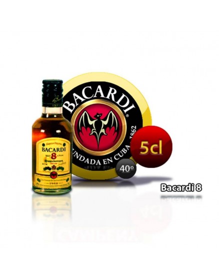 Miniature rum BACARDI 8 year