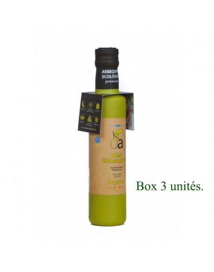 Organic Extra Virgin Olive Oil Arbequina oleoalmanzora 250 ml X3