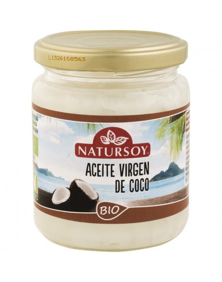 Aceite de coco virgen Bio Natursoy, 200 g