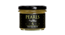 Perles huile d'olive 180 gr.caviar d'huile d'olive extra vierge