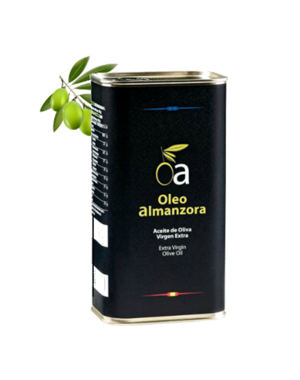Aceite de oliva virgen extra Selección OLEoalmanzora PREMIUM. Caja de 1 l