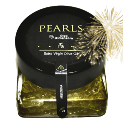 "PEARLS Oleoalmanzora" 40 gr. Kaviar aus nativem Olivenöl extra
