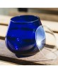 12 Vaso cata de aceite de oliva, vidrio azul+ 12 tapas de vasos