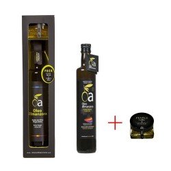 Olivenöl extra vergine OLEoalmanzora PREMIUM Box. (250 ml & Perlen 40 gr)